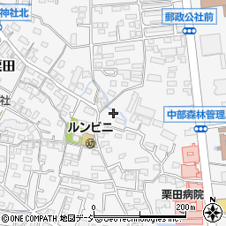 長野県長野市栗田646-2周辺の地図