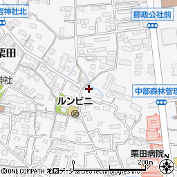 長野県長野市栗田646-1周辺の地図