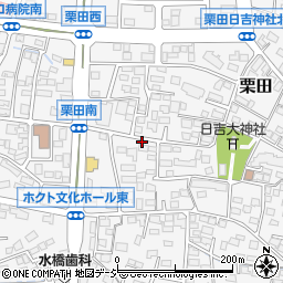 長野県長野市栗田524周辺の地図