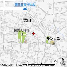 長野県長野市栗田443周辺の地図