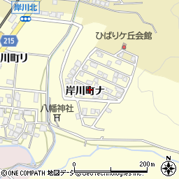 石川県金沢市岸川町ナ周辺の地図