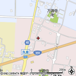 富山県砺波市久泉170周辺の地図