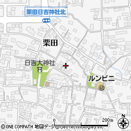 長野県長野市栗田443-2周辺の地図