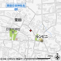 長野県長野市栗田448周辺の地図