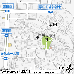 長野県長野市栗田503周辺の地図