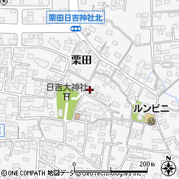 長野県長野市栗田442周辺の地図