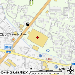 マクドナルド長野トイザらス店周辺の地図
