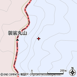 袈裟丸山周辺の地図