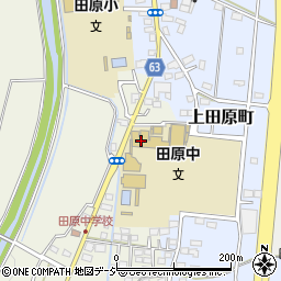 宇都宮市立田原中学校周辺の地図