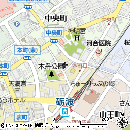 砺波市役所　福祉施設等出町生きがいセンター周辺の地図