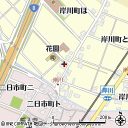 石川県金沢市岸川町に周辺の地図