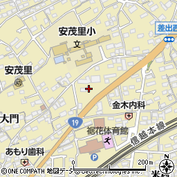 長野県長野市安茂里1115周辺の地図