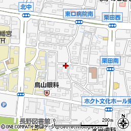 長野県長野市栗田1718周辺の地図