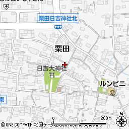 長野県長野市栗田483周辺の地図