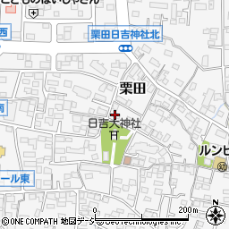 長野県長野市栗田484周辺の地図