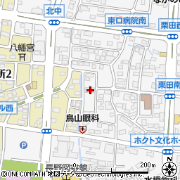 長野県長野市栗田1706周辺の地図