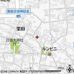 長野県長野市栗田447-1周辺の地図