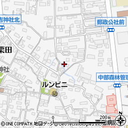 長野県長野市栗田652周辺の地図