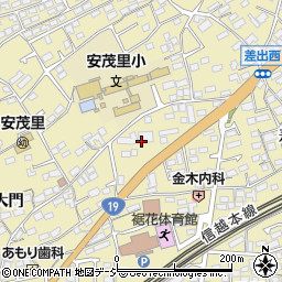 長野県長野市安茂里1113周辺の地図