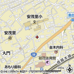 長野市　安茂里児童センター周辺の地図
