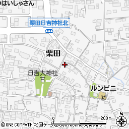 長野県長野市栗田441周辺の地図