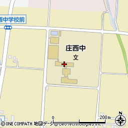 砺波市立庄西中学校周辺の地図