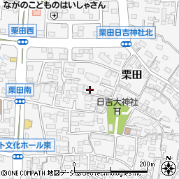 長野県長野市栗田502周辺の地図