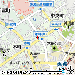 矢部商店周辺の地図