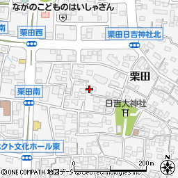 長野県長野市栗田508-1周辺の地図