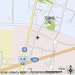 富山県砺波市久泉178周辺の地図