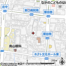 長野県長野市栗田303周辺の地図