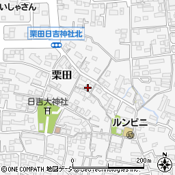 長野県長野市栗田439周辺の地図