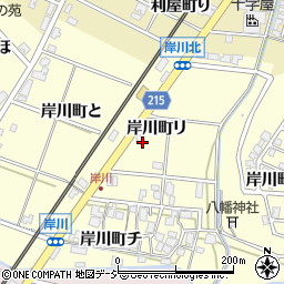 石川県金沢市岸川町り周辺の地図