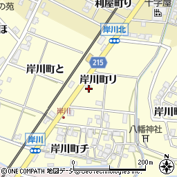 石川県金沢市岸川町（り）周辺の地図