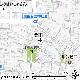 長野県長野市栗田436周辺の地図