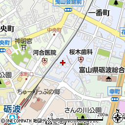 となみ観光交通株式会社　タクシー部受付専用周辺の地図