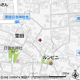 長野県長野市栗田911周辺の地図