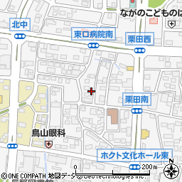 長野県長野市栗田306周辺の地図