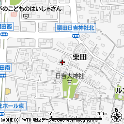 長野県長野市栗田496周辺の地図