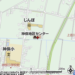 富山市神保地区センター周辺の地図