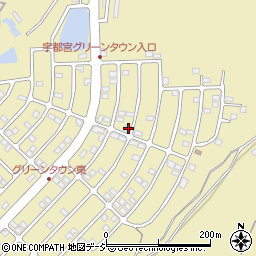 栃木県宇都宮市立伏町446周辺の地図