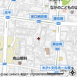 長野県長野市栗田305周辺の地図