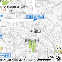長野県長野市栗田498周辺の地図