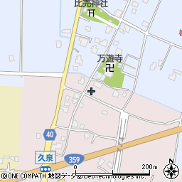 富山県砺波市久泉192周辺の地図