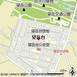 長野県須坂市望岳台16-14周辺の地図