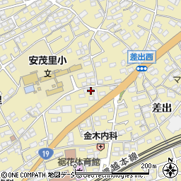長野県長野市安茂里1141-4周辺の地図