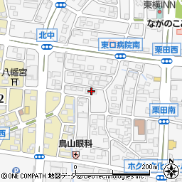 長野県長野市栗田1700周辺の地図