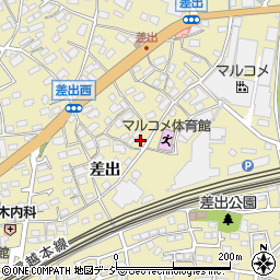 長野県長野市安茂里1031-1周辺の地図