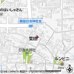 長野県長野市栗田437-5周辺の地図