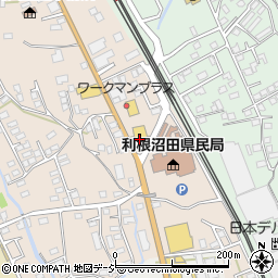 日産サティオ群馬沼田店周辺の地図
